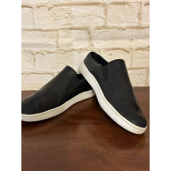 Vince Women's Black Leather Casual Slip-On Shoes Size 8M - Picture 6 of 16
